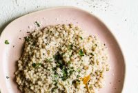 One-Pot Cacio e Pepe with Israeli Couscous