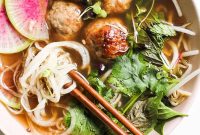 Whole30 Vietnamese Meatball Pho Recipe