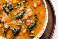 Rustic Tuscan Chickpea and Kale Soup Recipe
