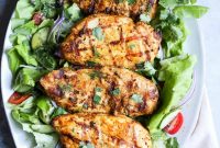 Grilled Tandoori Chicken Salad Recipe with Yogurt Dressing