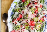 Chili-Lime Watermelon Salad with Pickled Onions