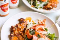 Crispy Buffalo Chicken Milanese with Blue Cheese Dip