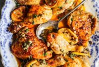 Sheet Pan Chicken Piccata with Lemon and Capers