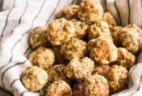 Gluten Free Sausage Balls Recipe for Party Appetizers
