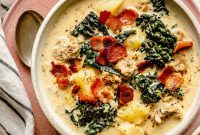 Whole30 Zuppa Toscana: Creamy Italian Sausage and Kale Soup