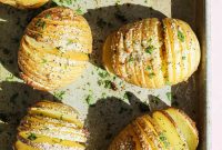 Crispy Herbed Hasselback Potatoes