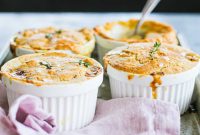 Paleo Pot Pies with Flaky Grain Free Crust
