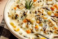 Creamy Dairy-Free Chicken and Wild Rice Soup Recipe