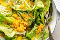 Bibb Lettuce Salad with Black Truffle Vinaigrette and Mimolette Recipe