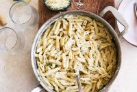 Creamy One-Pot Penne Alfredo