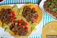 Slow Cooker Chipotle Brisket Tacos
