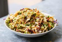 Crispy Ramen Noodle Salad with Sesame Ginger Dressing