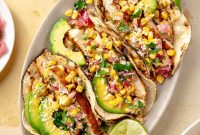 Seared Chicken Tacos with Smoky Street Corn Salsa