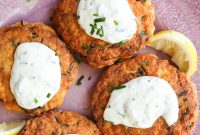 Sour Cream and Onion Salmon Burger Recipe