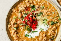Hearty Turkey and White Bean Chili Recipe