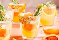 Low-Calorie Rosemary Paloma Cocktail