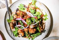 Crispy Chipotle Cauliflower Tostadas Recipe