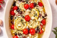 Oven-Baked Greek-Style Halibut with Lemon and Oregano