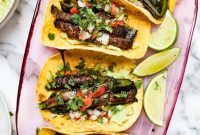 Smoky Grilled Portobello Mushroom Tacos with Lime Slaw