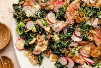 Steak Salad with French Onion Dressing