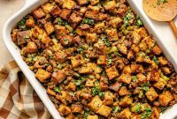 Oven-Baked Sausage and Sage Stuffing