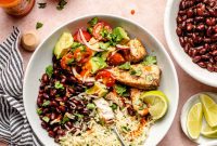 Fish Burrito Bowl Recipe: Cilantro-Lime Rice and Avocado