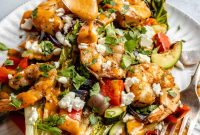 Grilled Shrimp Salad with Zesty Chili Lime Dressing