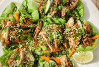 Grilled Gochujang Chicken Lettuce Wraps Recipe