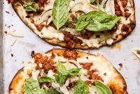 Crispy Mini Sausage and Fennel Pizzas