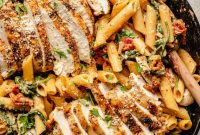 Creamy One-Pot Chicken Florentine Pasta