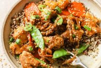 Savory Chicken Teriyaki Rice Bowls with Sesame and Veggies