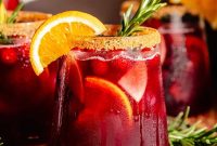 Festive Holiday Sangria Recipe with Cranberries and Citrus