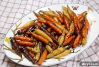 Roasted French Carrots with Spicy Balsamic Glaze