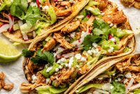 Instant Pot Beer-Braised Chicken Tacos Recipe