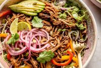 Chipotle-Style Steak Taco Bowls Recipe with Cilantro Lime Rice