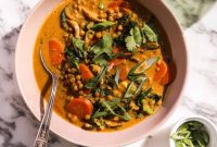 Coconut Ginger Lentil Soup Recipe for Immune Support