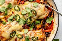 Skillet Chicken Enchiladas Recipe