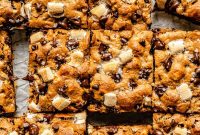 S’mores Cookie Bars Recipe: Chocolate, Marshmallow and Graham