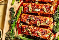 Gochujang-Glazed Sheet Pan Salmon