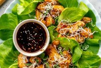 How to Make Honey Garlic Chicken Lettuce Wraps