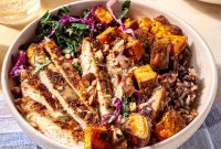 Sweetgreen Copycat Blackened Chicken and Sweet Potato Bowls