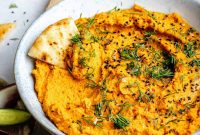 Roasted Carrot Harissa Dip Recipe