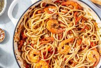 Pasta with Shrimp, Scallops, Mussels and Calamari