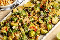 Brussels Sprouts with Vietnamese Fish Sauce (Nuoc Cham)