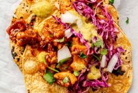 Saucy Chipotle Chicken Tacos Recipe with Cilantro Lime Slaw