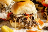 Mini Philly Cheesesteak Sliders with Provolone