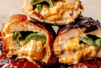 Smoky Grilled Jalapeño Popper Chicken Recipe
