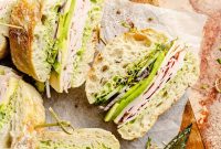 Green Goddess Sandwiches Recipe for Party Appetizers