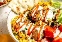 Halal Guys-Style Chicken and Rice Skillet Recipe
