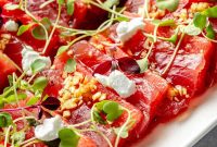 Watermelon and Tuna Sashimi Recipe